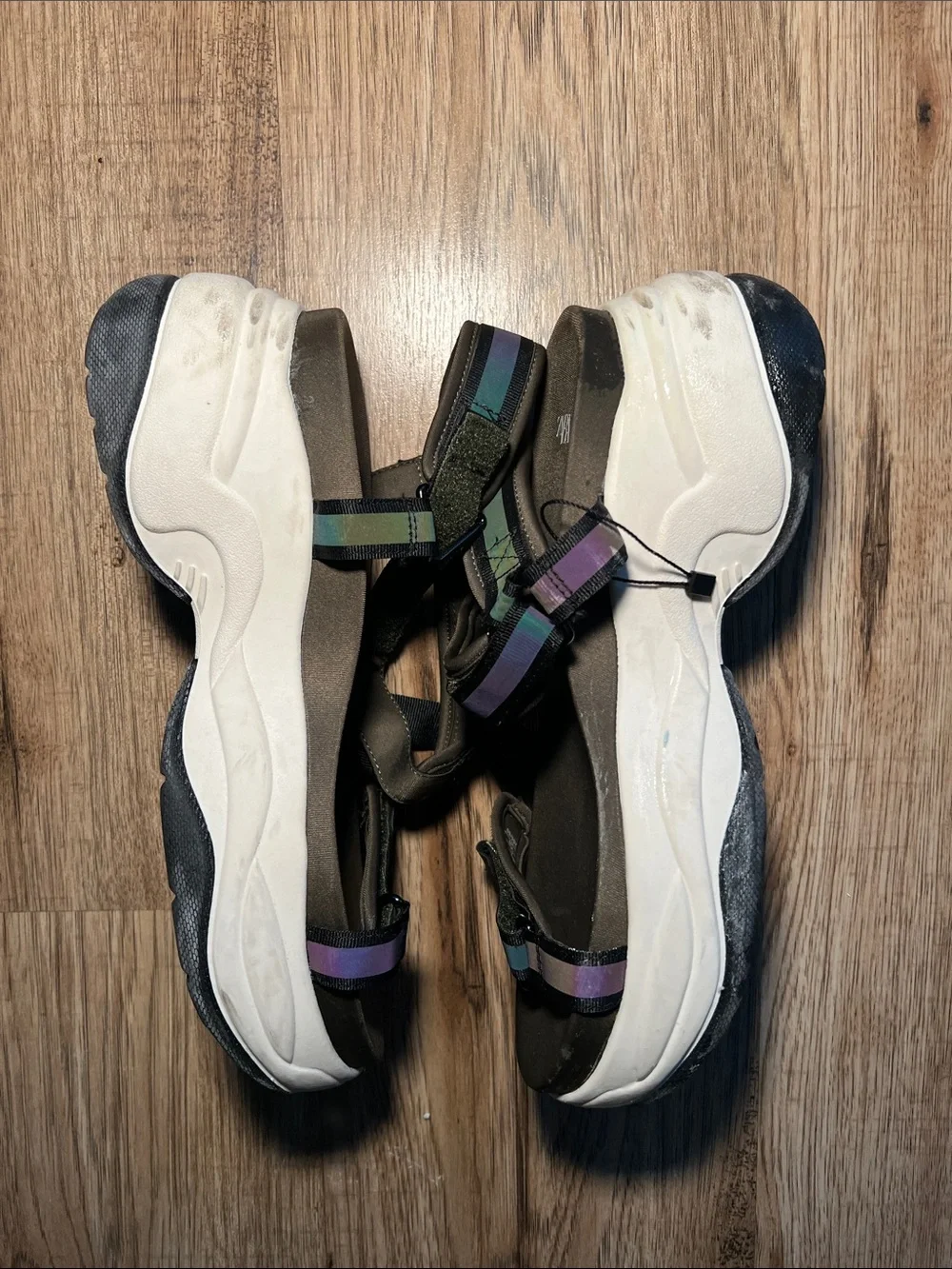 Zara Thick Soled Athletic Sandals Size 41 or 10
